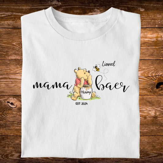 Personalisierbares T-Shirt - Mama Bär