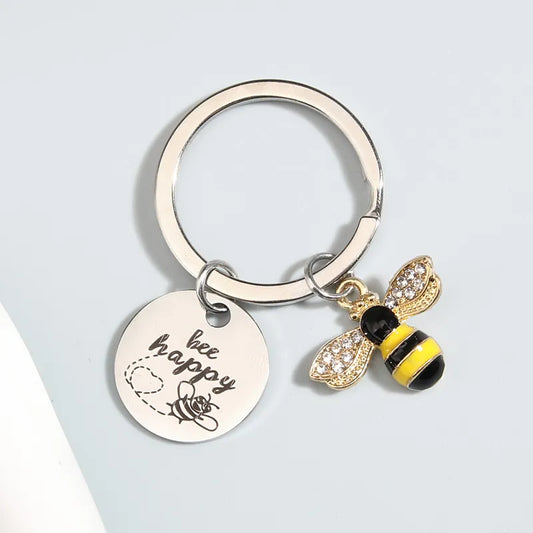 Biene Schlüsselanhänger „Bee Happy“