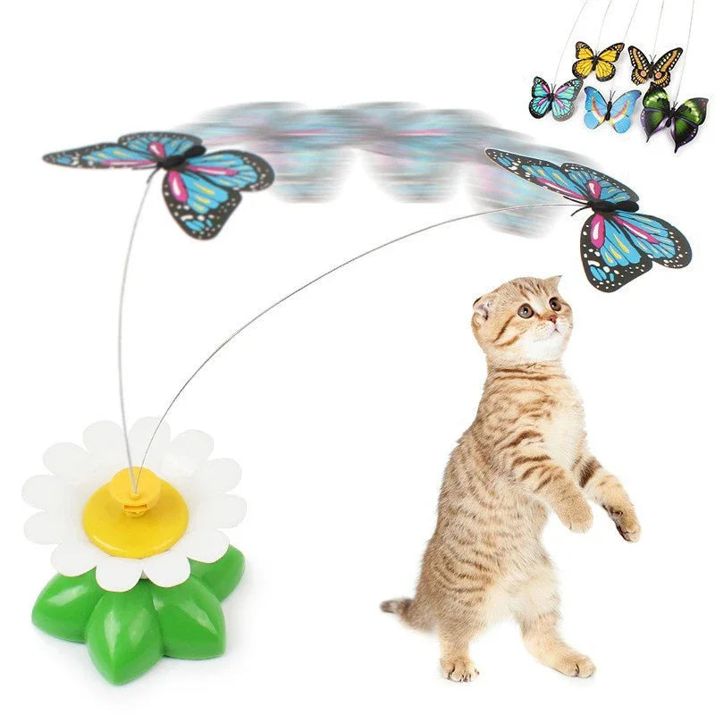 Interaktives Katzenspielzeug - 360-Grad Drehspielzeug