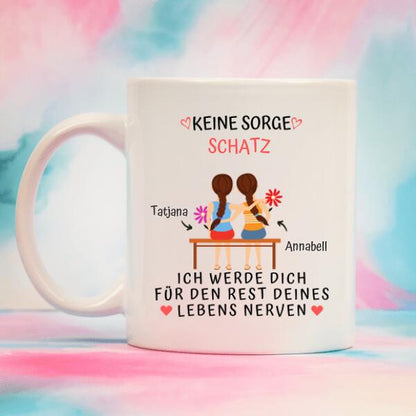 Personalisierte Tasse - Keine Sorge 2