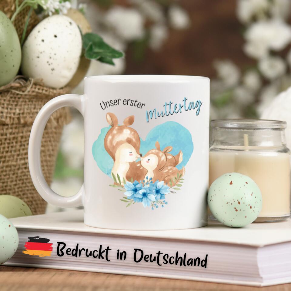 Personalisierbare Tasse - Erster Muttertag