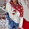 Sweatshirt: Damen Weihnachts- Kapuzenpullover