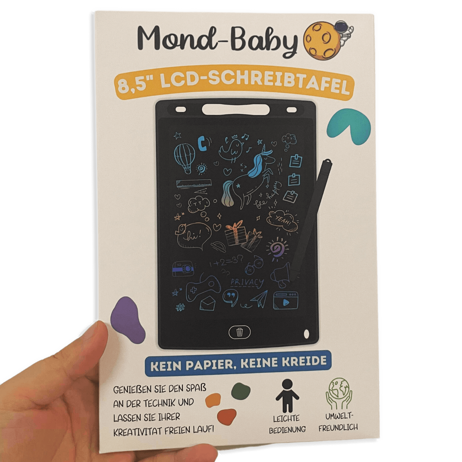 Mond-Baby™ LCD Mal- & Schreibtafel - Mond-Baby
