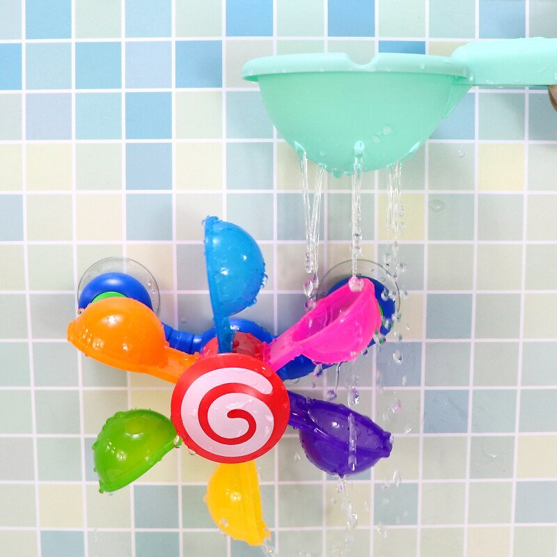 Baby Badespielzeug - Wasserrad Badewanne - Mond-Baby