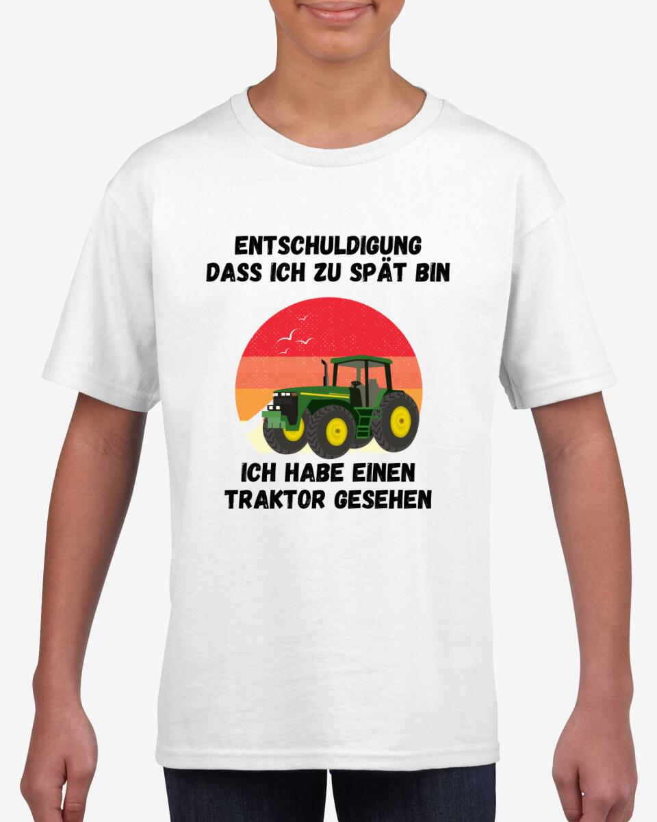 Kinder T-Shirt - Entschuldigung das ich zu spät - Mond-Baby