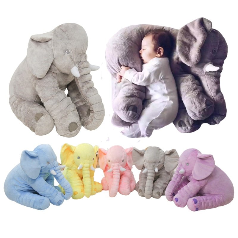 Plüsch Elefant Schlafkissen / 40-60cm - Mond-Baby